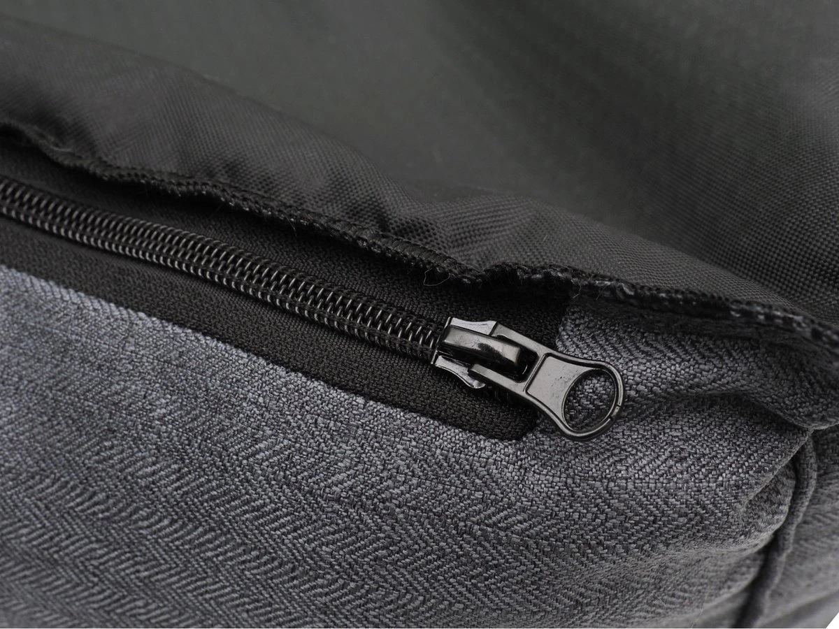 Benzano - Hondenmand - All Season - Wasmachine Wasbaar - Omkeerbaar Kussen - Pluche - Schuimvulling - Antraciet - 100 CM 3 Benzano - Hondenmand - All Season - Wasmachine Wasbaar - Omkeerbaar Kussen - Pluche - Schuimvulling - Antraciet - 100 CM - Afbeelding 3