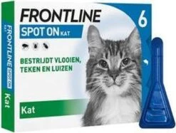 Frontline Spot-On Anti Vlooienmiddel Kat - 6 Pipetten 21 Frontline Spot-On Anti Vlooienmiddel Kat - 6 Pipetten -Huisdierbenodigdheden Serie 1200x910 1