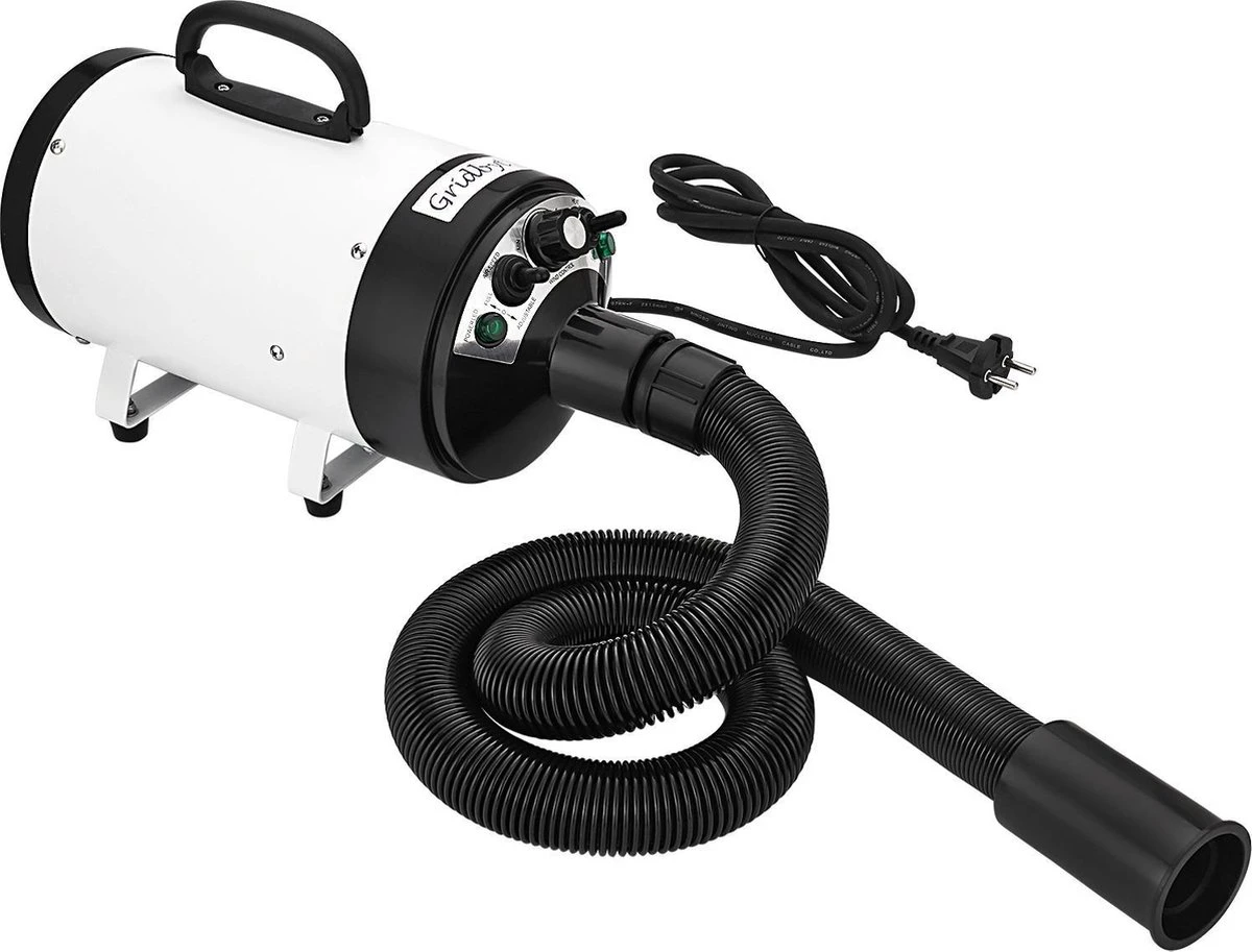 Gridbyt Professionele Hondenföhn – Waterblazer Voor Honden – Voor Een Mooie Vacht – Wit 5 Gridbyt Professionele Hondenföhn – Waterblazer Voor Honden – Voor Een Mooie Vacht – Wit - Afbeelding 5