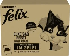 Felix Elke Dag Feest Mix Selectie In Gelei - Katten Natvoer - 80 X 85g 17 Felix Elke Dag Feest Mix Selectie In Gelei - Katten Natvoer - 80 X 85g -Huisdierbenodigdheden Serie 1200x946 2