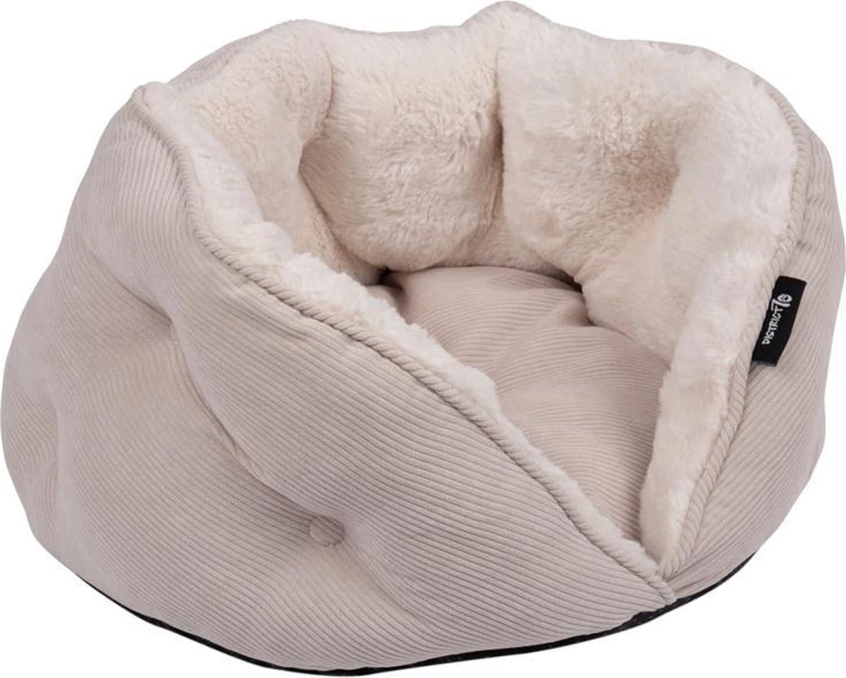 District 70 TUCK - Luxe & Comfortabele Mand Kleine Honden - Terra, Donkergrijs & Zand - 50x50x30 Cm - Zand 12 District 70 TUCK - Luxe & Comfortabele Mand Kleine Honden - Terra, Donkergrijs & Zand - 50x50x30 Cm - Zand - Afbeelding 12