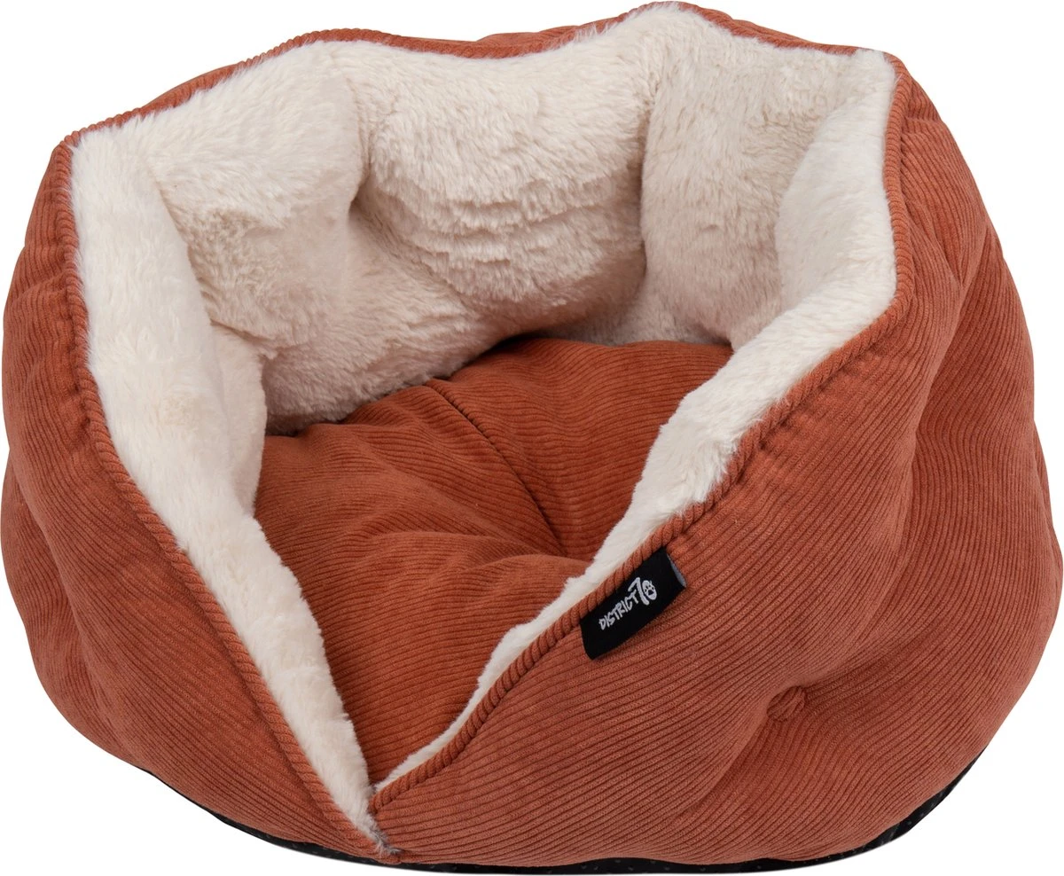 District 70 TUCK - Luxe & Comfortabele Mand Kleine Honden - Terra, Donkergrijs & Zand - 50x50x30 Cm - Zand 14 District 70 TUCK - Luxe & Comfortabele Mand Kleine Honden - Terra, Donkergrijs & Zand - 50x50x30 Cm - Zand - Afbeelding 14