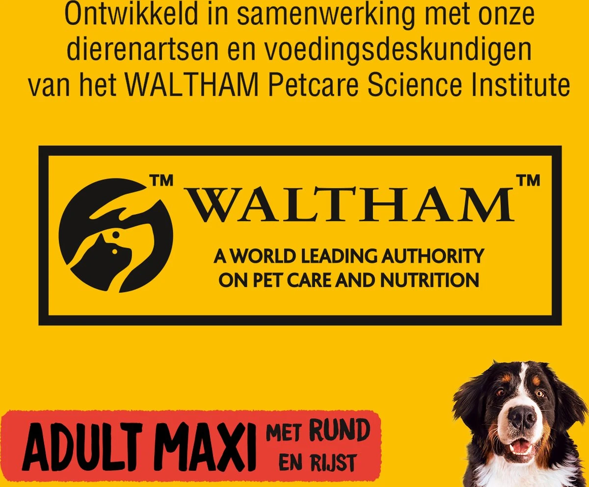 Pedigree Maxi Adult Honden Droogvoer - Rund - 15 Kg 4 Pedigree Maxi Adult Honden Droogvoer - Rund - 15 Kg - Afbeelding 4