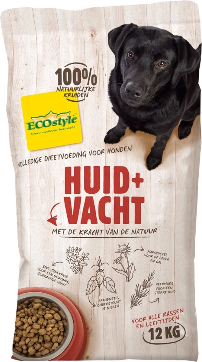 VITALstyle HUID+VACHT - Hondenbrokken - 12 Kg 8 VITALstyle HUID+VACHT - Hondenbrokken - 12 Kg - Afbeelding 8