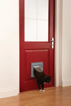 PetSafe Staywell Classic Manual 4-Way Locking Cat Flap - Grijs W/tunnel -Huisdierbenodigdheden Serie 800x1200 12