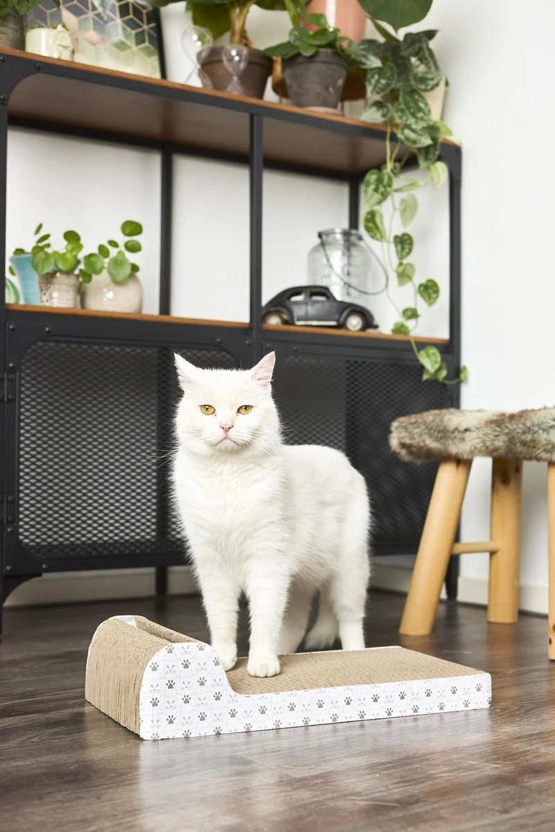 Adori Krabplank Met Spel - Krabpaal - 45x25x11 Cm 1 Adori Krabplank Met Spel - Krabpaal - 45x25x11 Cm