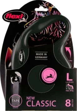Flexi Rollijn New Classic Tape Large 8 M - Hondenriem - Zwart Tot 50kg 15 Flexi Rollijn New Classic Tape Large 8 M - Hondenriem - Zwart Tot 50kg -Huisdierbenodigdheden Serie 830x1200