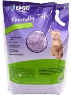 Ekoo Kattenbakvulling Friendly Tofu Lavendel 6 Liter -Huisdierbenodigdheden Serie 894x1200