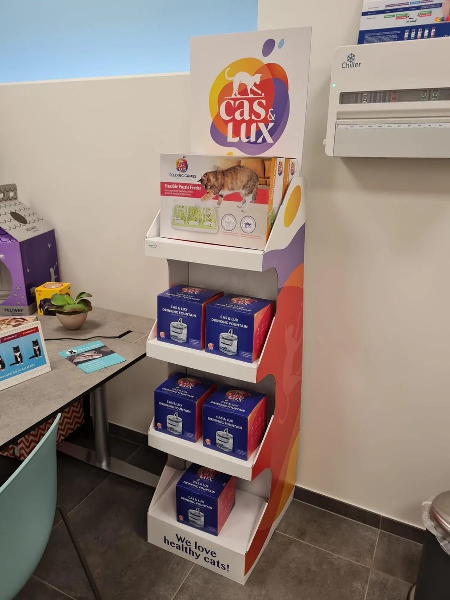 Cas & Lux Modulaire Puzzel Voederbak Voor Katten - Anti Schrokbak Kat - Inclusief 3 Verschillende Standen - Stijlvol Design - Voerpuzzel Kat - Slowfeeder - Kattenspeeltjes - Puzzel Kat - Anti Schrok 6 Cas & Lux Modulaire Puzzel Voederbak Voor Katten - Anti Schrokbak Kat - Inclusief 3 Verschillende Standen - Stijlvol Design - Voerpuzzel Kat - Slowfeeder - Kattenspeeltjes - Puzzel Kat - Anti Schrok - Afbeelding 6