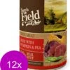 Sam's Field Blik True Meat - Rund&Pompoen&Erwt - Hondenvoer - 12 X 400 G