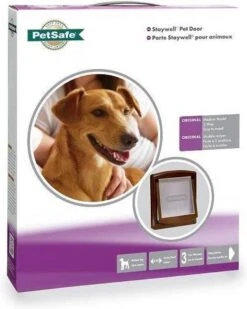 Petsafe 757 Hondenluik - Medium - Zilver/Tranparant -Huisdierbenodigdheden Serie 960x1200