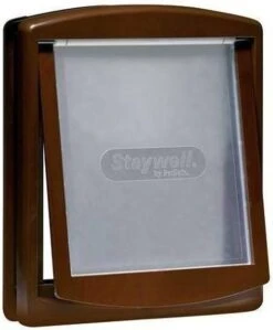 Petsafe 757 Hondenluik - Medium - Zilver/Tranparant -Huisdierbenodigdheden Serie 990x1200